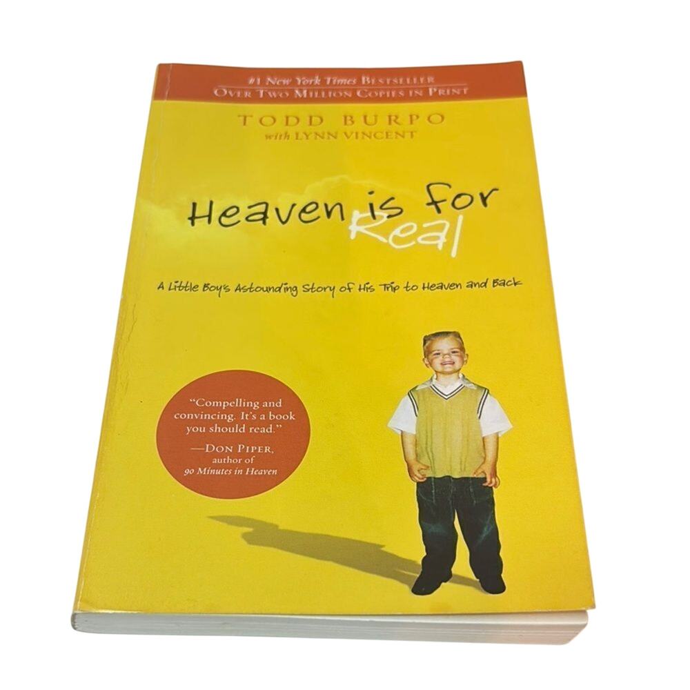 Heaven Is for Real by Todd Burpo Paperback Christian Inspirational Book